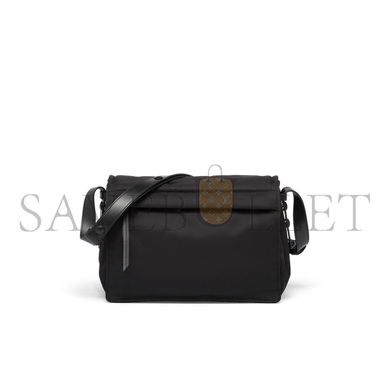 Pra*a traveller medium padded re-nylon bag 1bd255 (30*21.5*12cm)